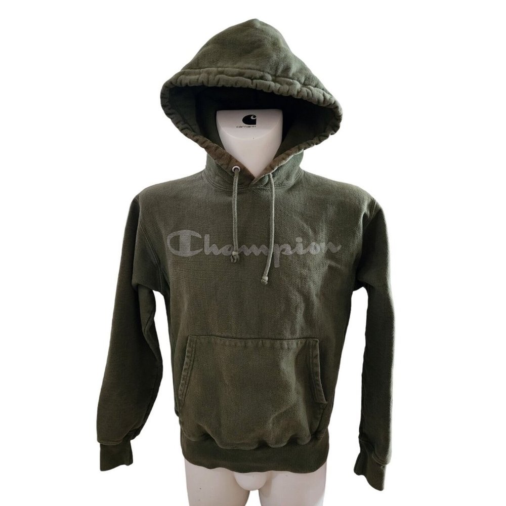 Champion Mens Reverse Weave Spellout Script Logo … - image 1